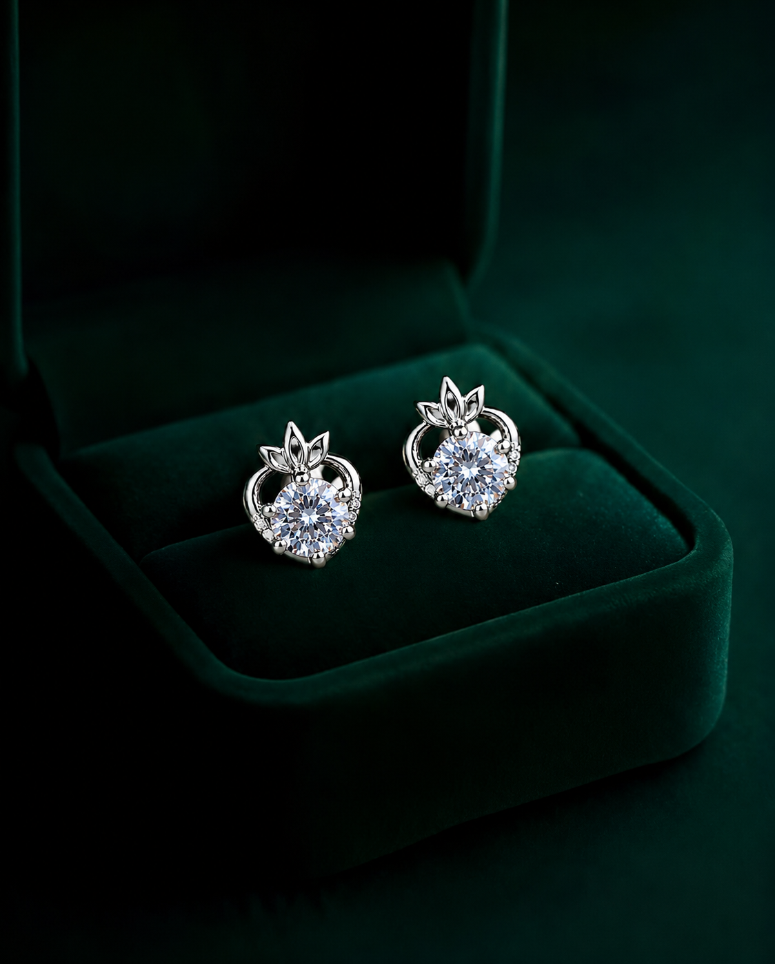 Lotus Grace Silver Studs